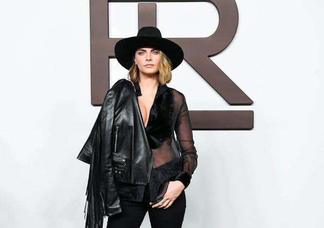 cara delevingne ralph lauren SS2024 show